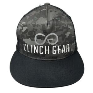 Clinch Gear Trucker Hat Black One Size Digital Camo Mesh Snapback MMA Training